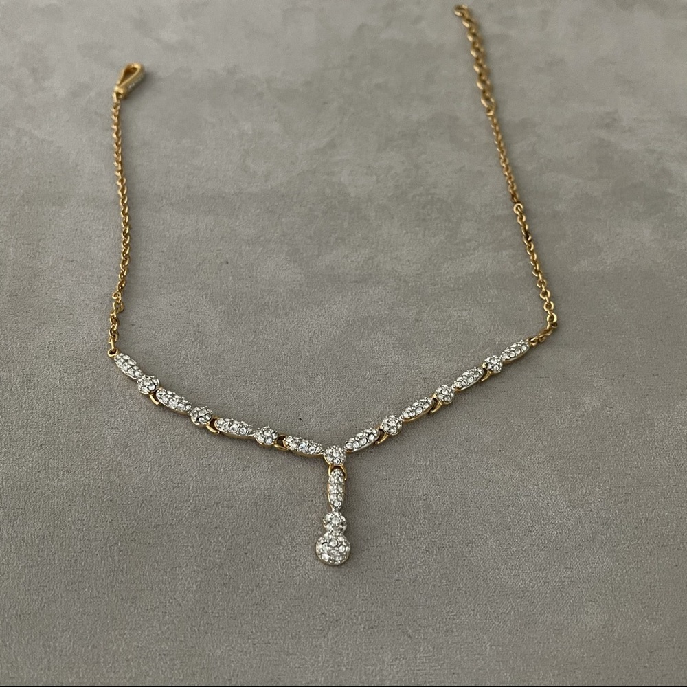 Swarovski Crystal Petal Necklace
